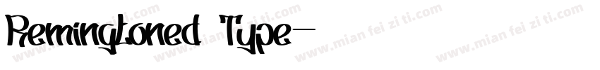 Remingtoned Type字体转换